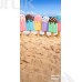 Tło fotograficzne „Kolorowe lody na słonecznej plaży” | UB_879